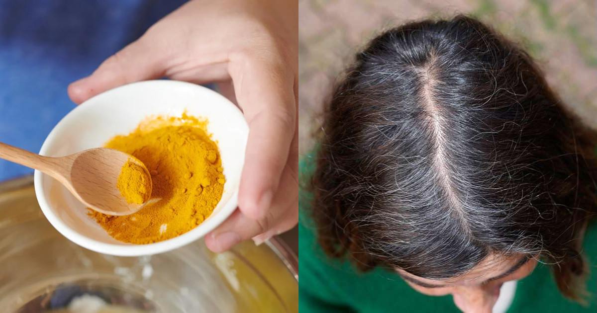 Natural Hair Dye Using Turmeric Powder