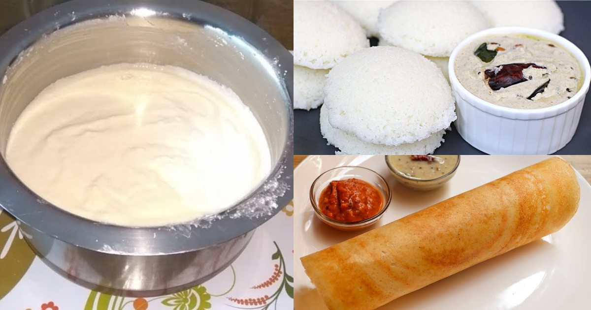 Perfect Idli Dosa Batter Tips